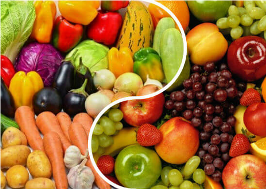 owoce i warzywa na odchudzanie